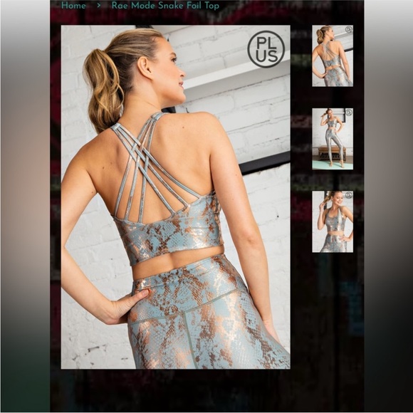 Rae Mode women’s sports bra and leggings, set size large - Picture 2 of 6